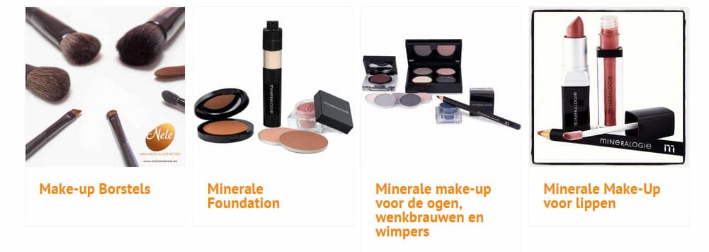 Mineralogie Minerale Make-up Wellness-Esthetiek Nele Gistel