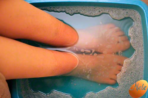 Verwarmend voetbad met Alguessence Bain Énergétique Yang